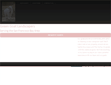 Tablet Screenshot of greengoatlandscapers.com